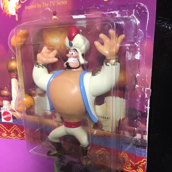 DISNEY’S ALADDIN VTG 90’s Action Figure GENIE Set - Picture 6 of 14
